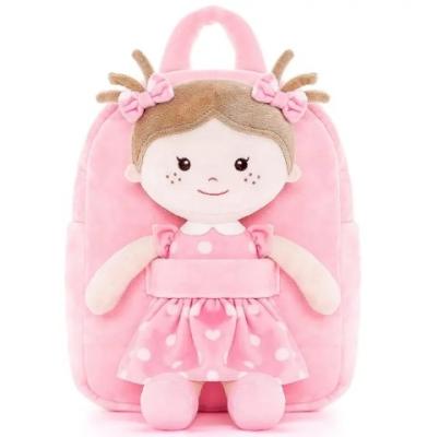 China Toddler Backpack Kids Backpacks with Soft Plush Baby Dolls, Birthday Gifts for Kids for sale