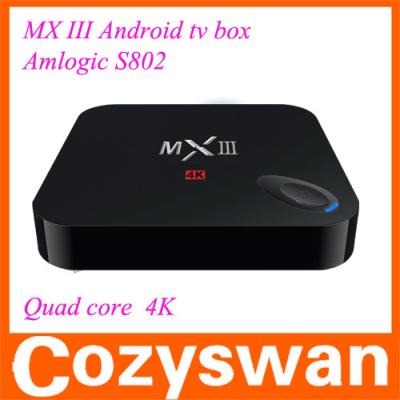 China XBMC 4K Quad Core Android 4.4 Amlogic Mini PC 1080P Wifi Antenna XBMC Miracast for sale