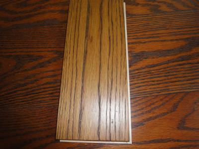 China solid oak flooring ,Brushed Golden color Stained for sale