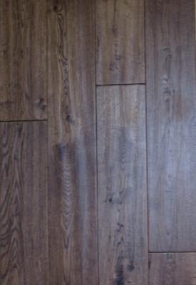 China solid oak flooring , Brown color Stained for sale