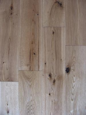 China solid oak flooring , Rustic Grade, UV lacquered for sale