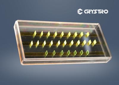 中国 粒子の探知器5*5*0.3mm LuAGのセリウムの水晶シンチレーション水晶 販売のため