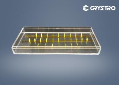 China Cintilação de varredura médica Crystal Material dos sistemas 5*5*0.3mm LUAG (Ce) à venda