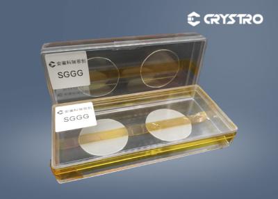 China Low Optical Loss High Thermal Conductivity Single Crystal Wafer SGGG Crystal for sale