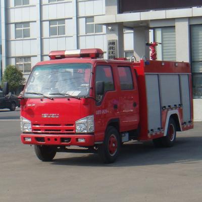 China 100P ISUZU Fire Fighting Truck Light Duty 98hp 3000kg Max Load for sale