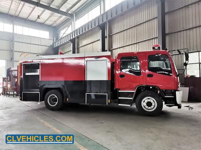 China Tipo do caminhão 4x2 do serviço do extintor da série 205hp ISUZU Fire Fighting Truck Fire de F à venda