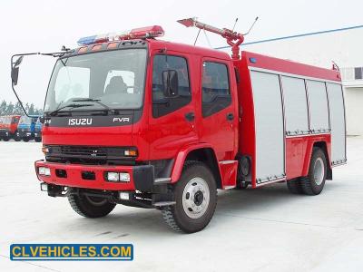 China ISUZU FVR camión de bomberos bombero 10000L agua y espuma con monitor en venta