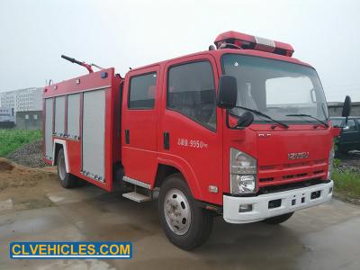 China ISUZU 700P Fire Control Vehicle 6000L Water Tank 500L Foam Tank for sale