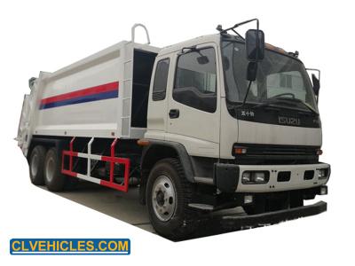 China FVZ 6X4 300hp ISUZU Garbage Truck 20CBM Small Trash Compactor Truck for sale