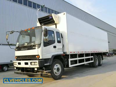 China FVZ ISUZU Reefer Truck 6x4 300 HP 25 toneladas Temperatura de congelamento à venda