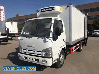 China ISUZU ELF 3 ton Diesel Temperature Controlled Truck with Foam Insulation for sale