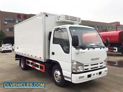 China ISUZU ELF 100P Camión de caja Reefer 5 toneladas de capacidad Almacenamiento en frío en venta