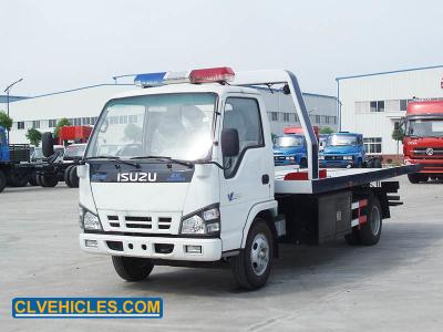 China Heavy Weight Diesel ISUZU Tow Truck 4x2 130hp Heavy Duty Wrecker for sale