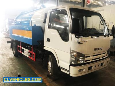 Китай ISUZU 100P 98hp пылесос грузовик 5000 литров с высоким давлением струи продается