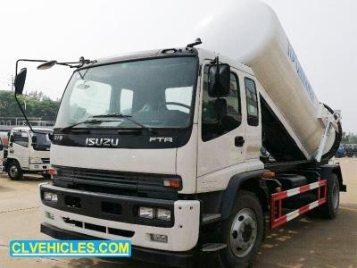 China FTR 205hp 15CBM ISUZU camión de aspiración de aguas residuales en venta