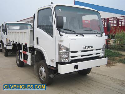 중국 ISUZU 700P 190hp 후부 로딩 트럭 모든 지형 스프링 서스펜션 판매용