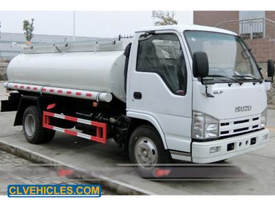 中国 ISUZU 100P 98hp ガソリンタンカー トラック 3000L ツールの箱 アンチロックブレーキ 販売のため