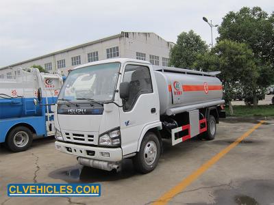 中国 ISUZU Nシリーズ ガソリンタンカー トラック 130hp 6000リットル 長距離輸送 販売のため