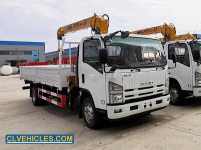 中国 ISUZU 700P クレーンリフティングトラック 190hp 4X2 5トンの高性能 販売のため