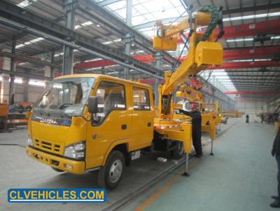 China brazo de elevación 14m 18m plataforma de trabajo elevada camión 20T hidráulico en venta
