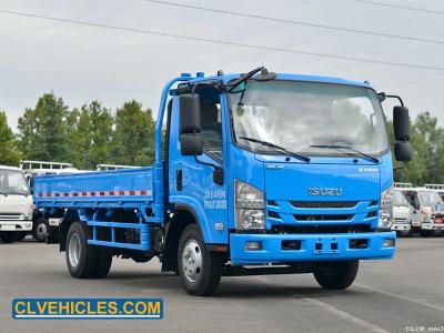 China ISUZU NQR Manual End Dump Truck 130hp Spring Suspended 8-10 Feet for sale