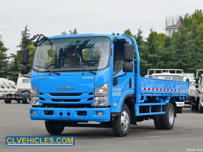 China Caminhão de descarga leve ISUZU de capacidade de 5000 kg com cabine padrão à venda