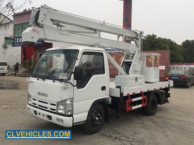 China ISUZU 100P ELF Caminhão de balde de elevação alta 10m 12m Balde aéreo de elevação de braço à venda