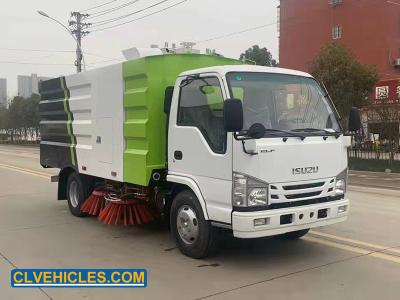 China ISUZU 100P Street Sweeper Vacuum Truck 5CBM 98HP 16000kg LHD Rhd for sale