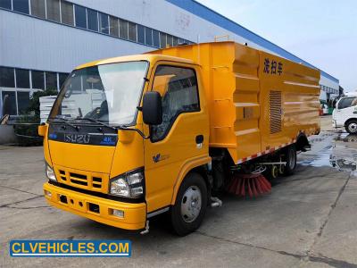 China Caminhão de lavagem de estradas ISUZU Série N 130hp 5000L Euro 4 Padrão de emissões à venda