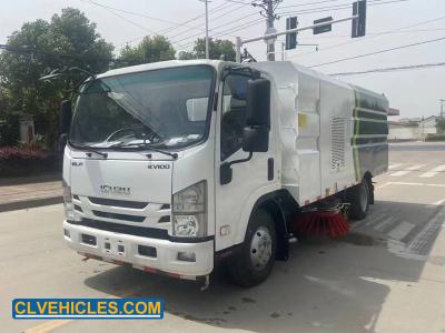 China KV100 Serie N ISUZU camión de barrido de carreteras 10CBM alta presión en venta
