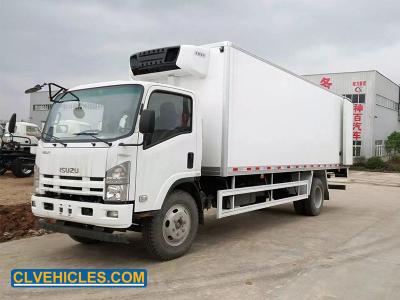 China 190hp 4x2 ISUZU ELF camião refrigerado de alto desempenho para a logística da cadeia de frio à venda