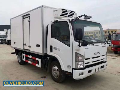 China KV600 ISUZU Camión Reefer 4200mm Camión de caja frigorífica con control climático en venta