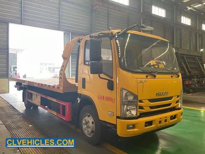 China Wheel Lift ISUZU ELF Tow Truck 190hp with High Towing Capacity for sale