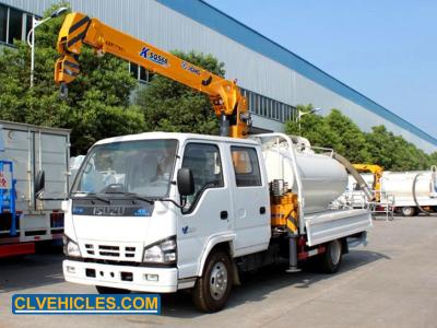 Китай N серия ISUZU грузовик монтированный краном грузовик подъемный 4х2 4м 3 тонны продается