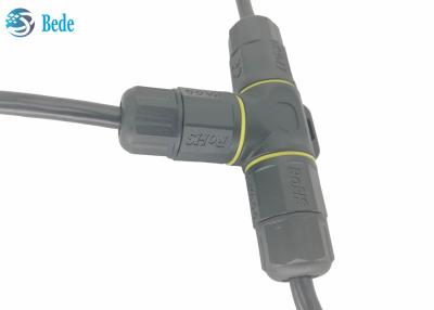 China Tipo 5 pernos de T de la caja de conexiones IP68 5 de Pin Waterproof Electrical Connectors Cable en venta
