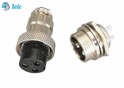 Chine Kits circulaires de Gx16 3 Pin Connector Plug And Socket 16MM Front Mounting à vendre