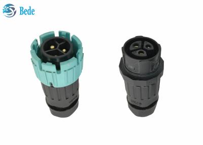 China PA66 M19 Self Locking Round Connector Male To Female waterproof IP68 for sale