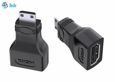 Cina Gold Plated Mini HDMI To Standard HDMI Coupler 4K Compatible For Camera Camcorder in vendita