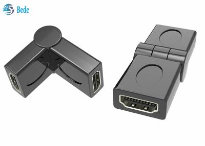 China Male To Female Swivel HDMI Coupler 90 180 270 360 Degree Angle Adjustable 3D 4K for sale