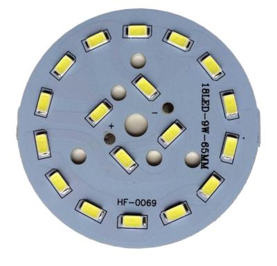 China Espessura tomada partido dobro 0.6mm da placa do PWB do núcleo do metal do diodo emissor de luz 10.0mm à venda