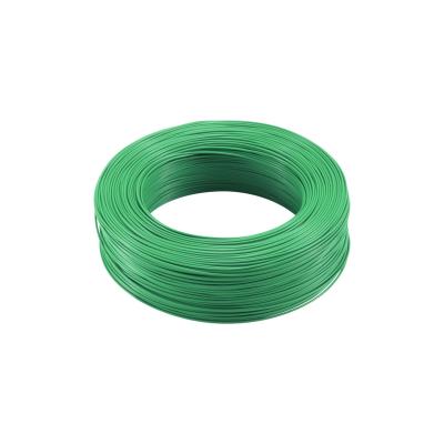 China Green 14 AWG Silicone Cable , Tinned Copper Conductor Silicone Hook Up Wire for sale