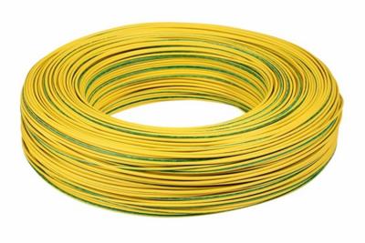 China Yellow PVC Insulated Copper Wire / 14 Awg Electrical Wire UL1015 Low Eccentricity for sale