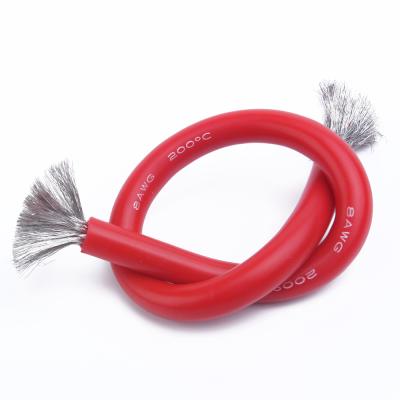 China Fireproof 250C Silicone Rubber Insulated Wire 18 AWG UL3251  Abrasion Proof for sale