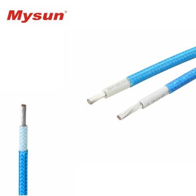China 1.68-2.69mm OD Fiberglass Braided Wire Tinner Copper Conductor AWM 3122 16-26AWG for sale