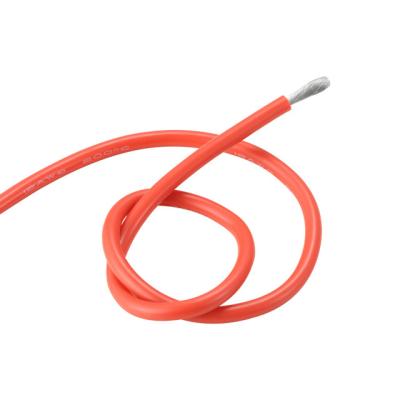 Chine Câble en caoutchouc isolé flexible de tressage de fibre de verre du fil 26AWG 0.48mm de silicone de VDE à vendre