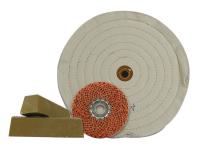 China Diâmetro usado de aço inoxidável de lustro sentido cânhamo 200-450mm da pasta da roda lustrando à venda