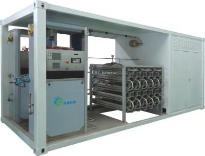 China Automatic Mobile LNG Filling Skid Mounted Equipment 1.6mpa for sale