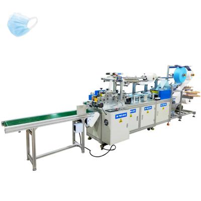China 220V Flat Non Woven Face Mask Making Machine 250 Pieces / Min 9000w for sale
