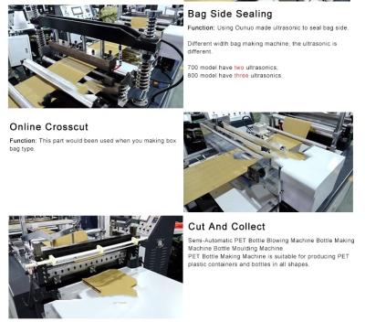 China High Configuration Non Woven Fabric Bag Machine 100pcs/min for sale