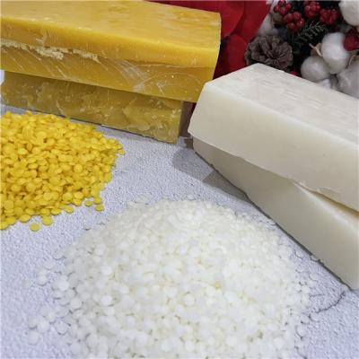 China Ivory White Natural Beeswax Block 100% Pure Cosmetics Grade for sale